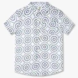 Boys All-Over Print Tailored Fit Shirt with Patch Pocket-picture-52