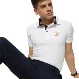 Regular Fit Polo T-Shirt with Short Sleeves-image-14