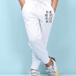 Boys Textured Joggers-18