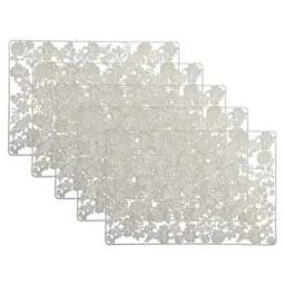 Set of 6 Floral Pattern Reversible Placemats-34