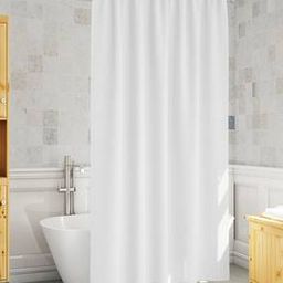 Striped Shower Curtain with Hooks-image-2
