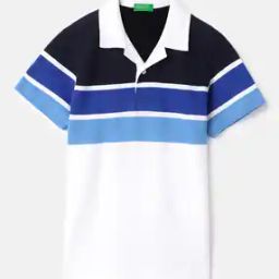 Boys Colourblock Regular Fit Polo T-Shirt-image-16
