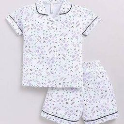 Boys Printed Shorts & T-Shirt Set with Short-Sleeves-picture-1