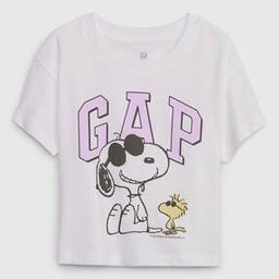 Snoopy Print Round-Neck T-Shirt-image-89
