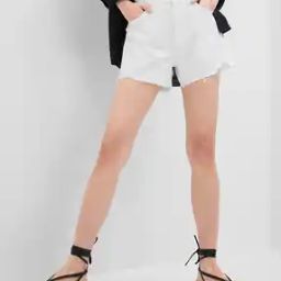 Cotton High-Rise Stride Shorts-image-7