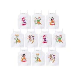Pack of 10 Girl Graphic Print Camisoles-image-27