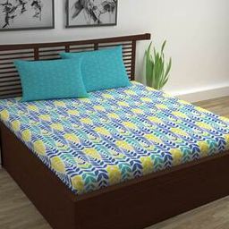 120 TC Neemy Nim Double Size Bedsheet with 2 Pillow Covers-image-77