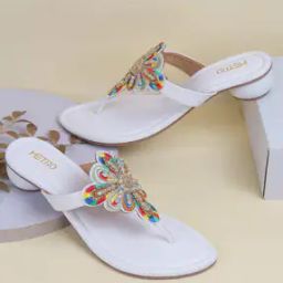 Women Embroidered Thong-Strap Sandals-46