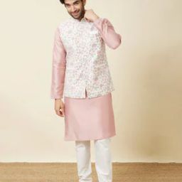 Floral Print Nehru jacket-45