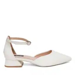 Women Pointed-Toe Pumps with Buckle Closure-image-67