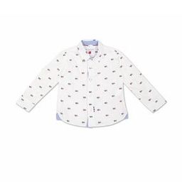 Brand Print Cotton Shirt-image-61