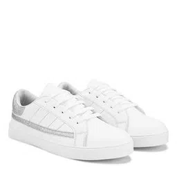 creattoes Women Colourblock Lace-Up Shoes with Stitch Detail-picture-6