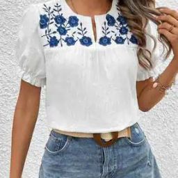 Women Embroidered Regular Fit Top-image-97