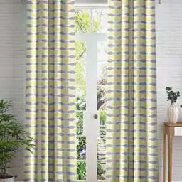 Set of 2 Printed Door Curtains-16