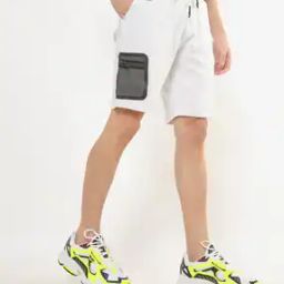 Heathered Knit Shorts-picture-44