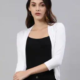 Open-Front Shrug with Back Lace Panel-22