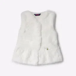 V-neck Faux-Fur Vest Jacket-picture-14