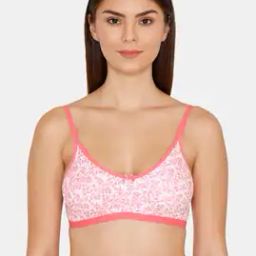 Rosaline Everyday Anti-Microbial Double Layered Non Wired Non Padded 3/4th Coverage T-Shirt Bra - White Pt-29