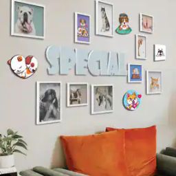 Set of 10 3D Collage Photo Frames-108