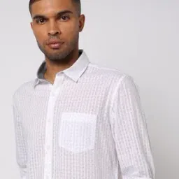 Men Checked Slim Fit Shirt-picture-17