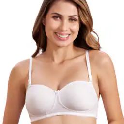 Women Seamless Balconette Bra-image-3