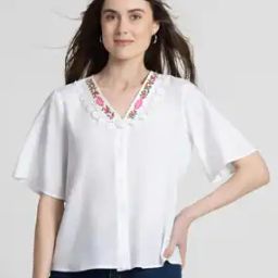 shaye Women Relaxed Fit Top with Lace Detail-picture-5