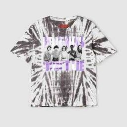 Girls Tie & Dye Regular Fit Round-Neck T-Shirt-image-46