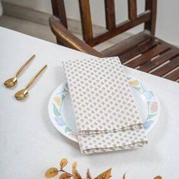 Set of 6 Floral Print Washable Table Napkins-picture-28