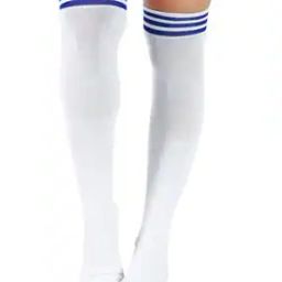 Striped Knee-High Socks-image-42