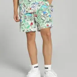puma Graphic Print Regular Fit Shorts with Insert Pockets-picture-22