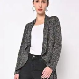 Printed Open-Front Shrug-33