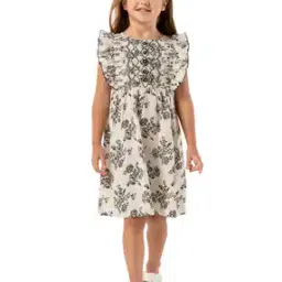 Floral Print A-line Dress-image-58