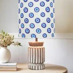 Evil Eye Print Table Lamp-23
