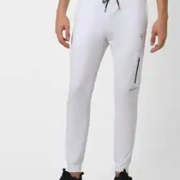 Men Mid-Rise Joggers with Zipper Pocket-image-25