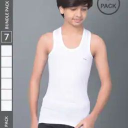 Pack of 7 Boys Sleeveless Vests-image-84