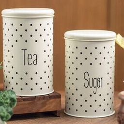 Set of 2 Printed Jar with Lid-image-45