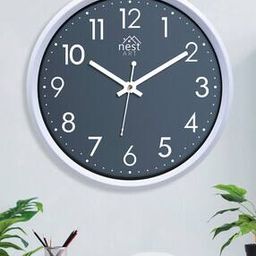 Round Shaped Plastic Analogue Wall Clock-image-34