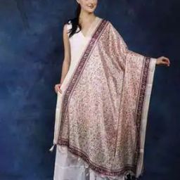 Women Tribal Print Dupatta with Tassels-image-27