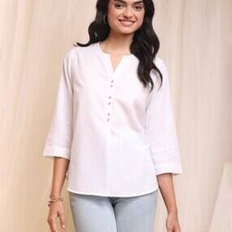 Women Tunic with Mandarin Collar-image-56