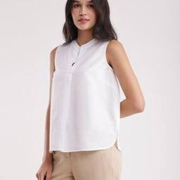 fable street Women Regular Fit Mandarin-Collar Top-picture-46