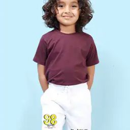 Graphic Regular Fit Shorts with Drawstrings-image-47