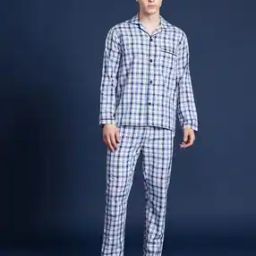 Men Regular Fit Loungewear Set-image-40