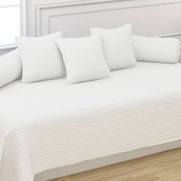 Set of 6 Striped Diwan Set-7