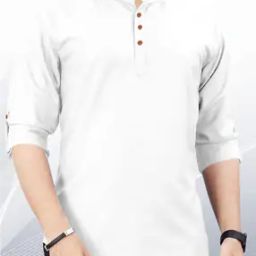 Men Regular Fit Short Kurta with Mandarin Collar-image-86