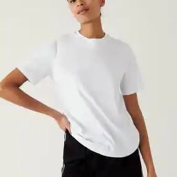 Crew-Neck Cotton T-Shirt-image-20