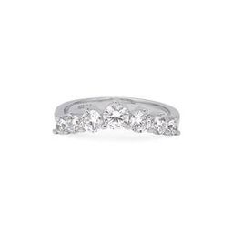 925 Sterling Silver Round American Diamond Love Eternity Band Ring-image-43