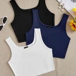 Women Pack of 3 Regular Fit Round-Neck Top-image-52