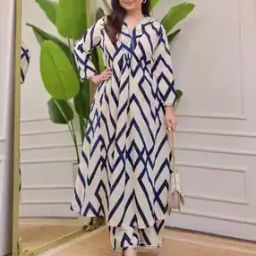 Women A-line Kurta Set-39