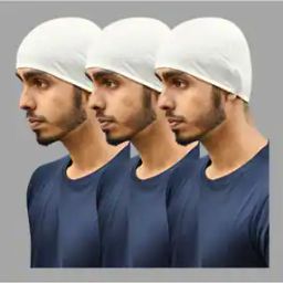 Pack of 3 Men Skull Caps-image-71