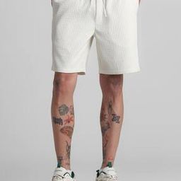 Men Regular Fit Shorts with Elasticated Waistband-image-42